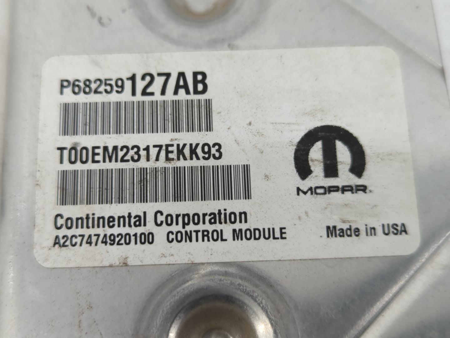 2016-2020 Dodge Journey PCM Engine Control Computer ECU ECM PCU OEM P/N:P68259127AB P68259127AA Fits Fits 2016 2017 2018 201