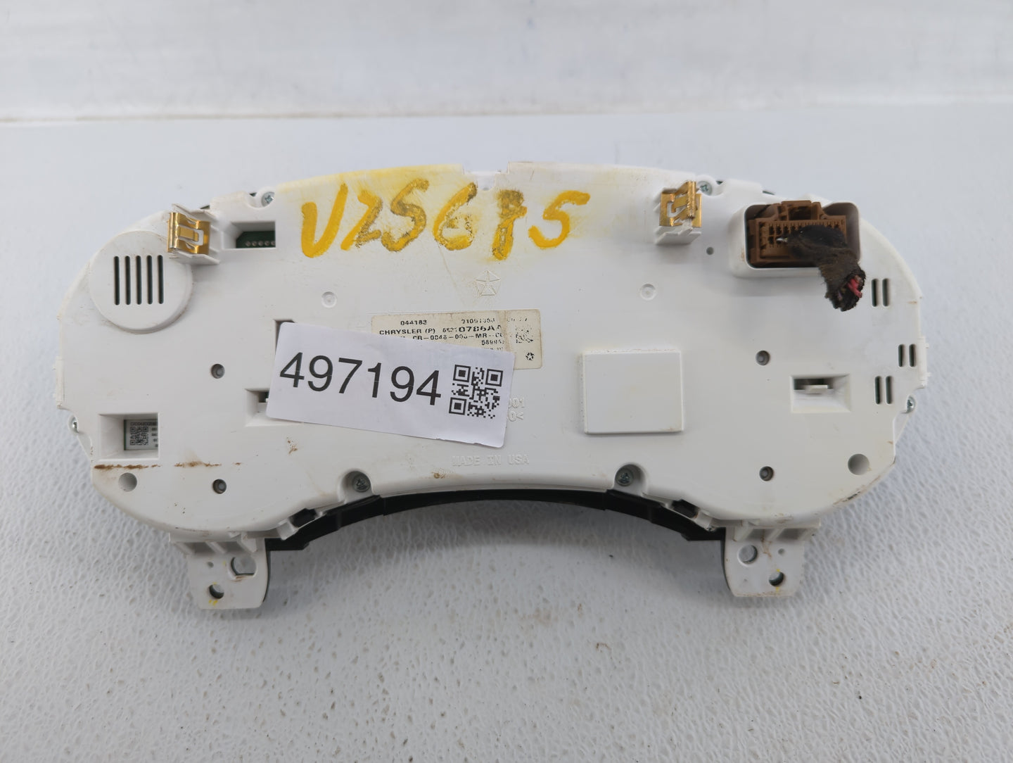 2018 Dodge Journey Instrument Cluster Speedometer Gauges P/N:68310786AA Fits OEM Used Auto Parts - Oemusedautoparts1.com