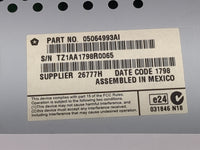 2018 Dodge Journey Information Display Screen 5031434 - Oemusedautoparts1.com