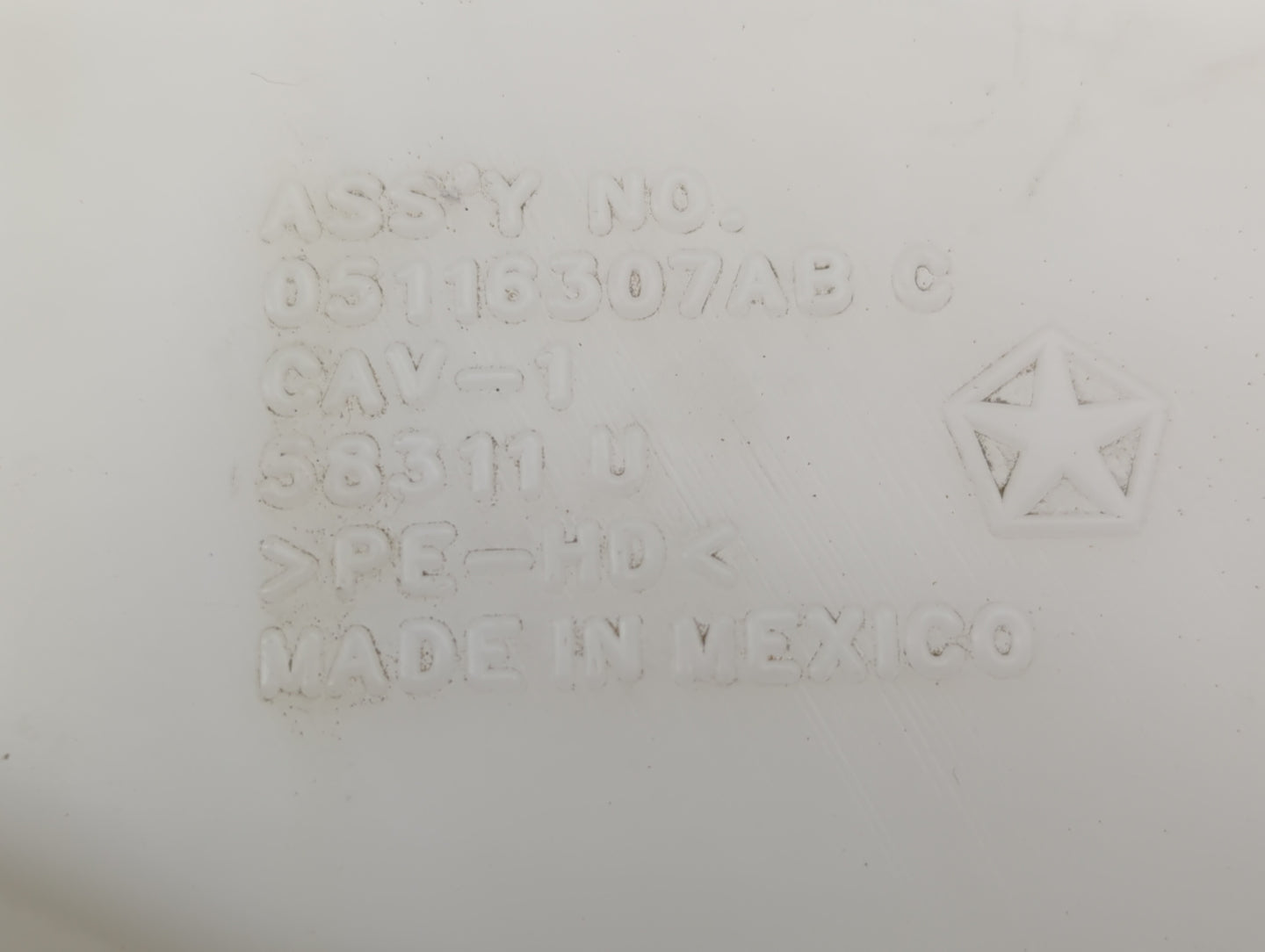 2018 Dodge Journey Windshield Washer Fluid Reservoir Bottle Oem - Oemusedautoparts1.com