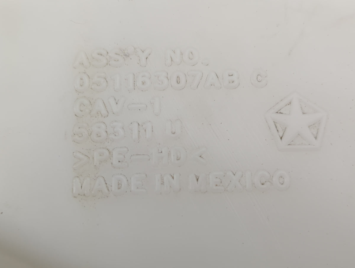 2018 Dodge Journey Windshield Washer Fluid Reservoir Bottle 541291 - Oemusedautoparts1.com
