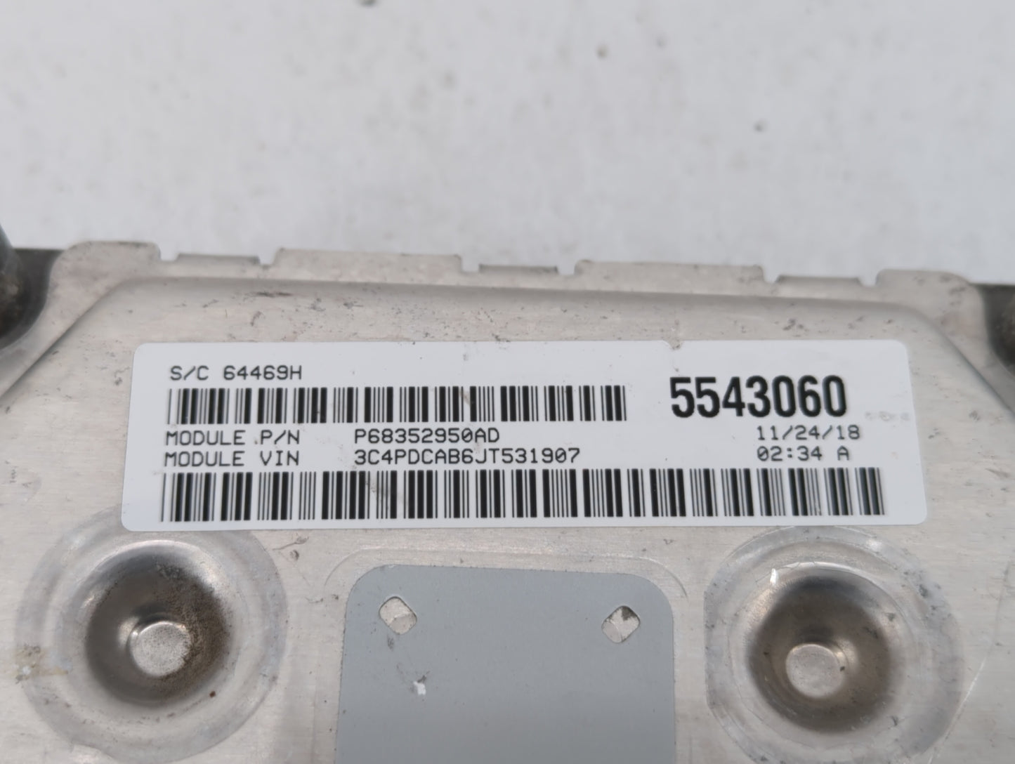 2016-2020 Dodge Journey PCM Engine Control Computer ECU ECM PCU OEM P/N:P68352950AD Fits Fits 2016 2017 2018 2019 2020 OEM U