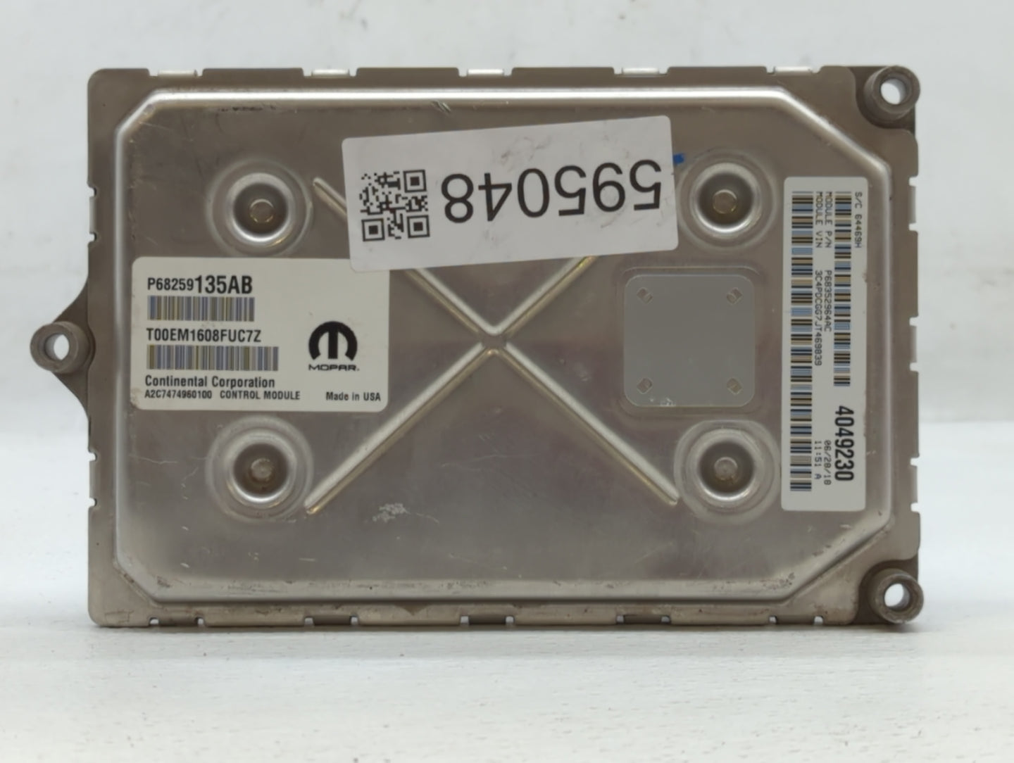 2016-2019 Dodge Journey PCM Engine Control Computer ECU ECM PCU OEM P/N:P68259135AB Fits Fits 2016 2017 2018 2019 OEM Used A