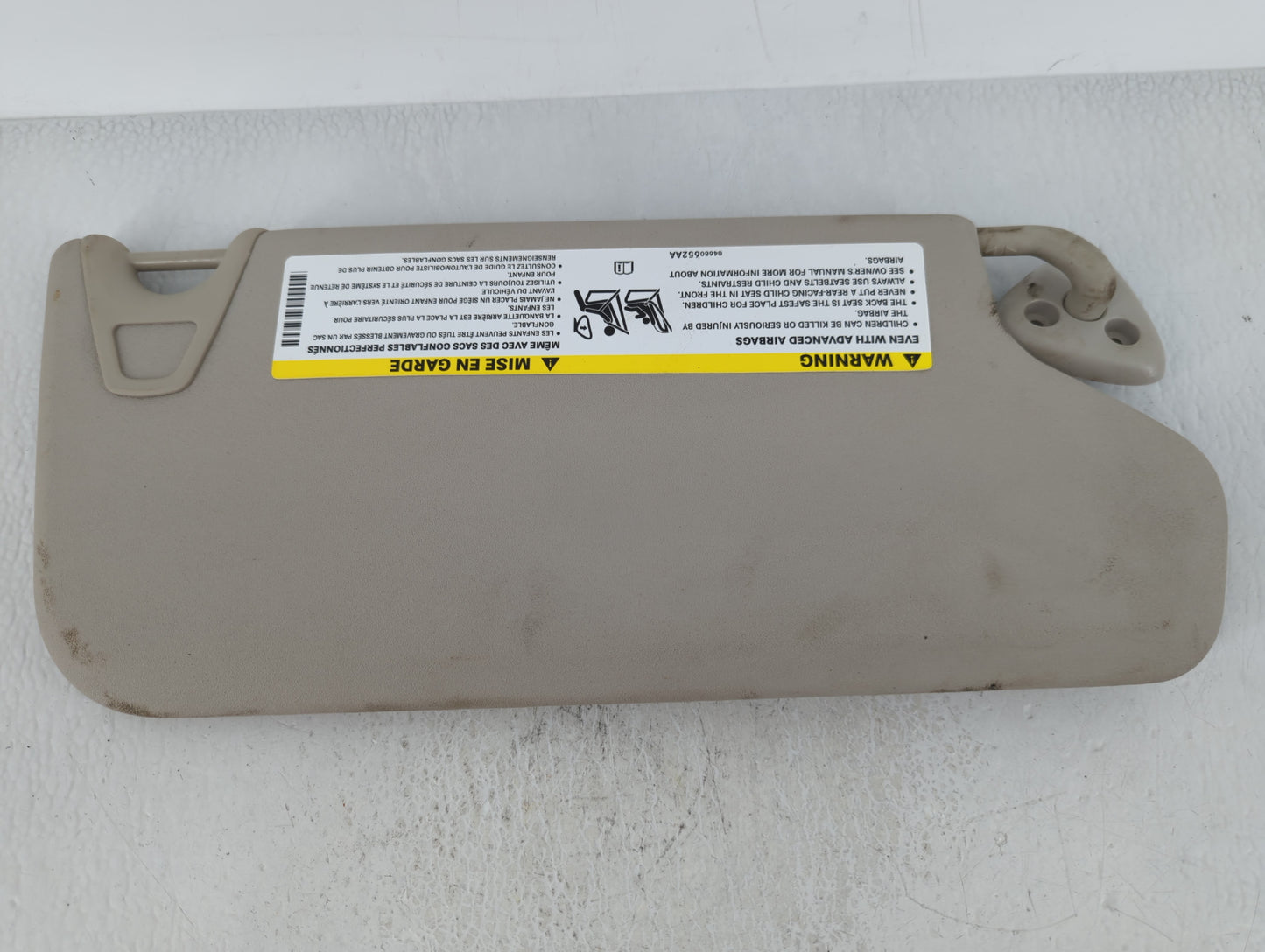 2018 Dodge Journey Sun Visor Shade Replacement Driver Left Mirror Fits OEM Used Auto Parts - Oemusedautoparts1.com