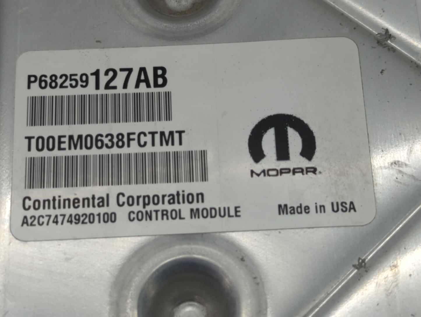 2016-2020 Dodge Journey PCM Engine Control Computer ECU ECM PCU OEM P/N:2948960 P68259127AB Fits Fits 2016 2017 2018 2019 20