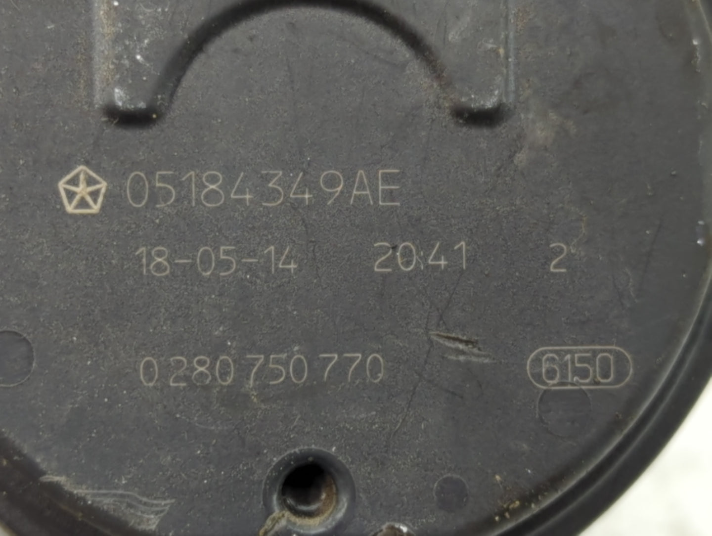 2011-2019 Dodge Journey Throttle Body P/N:0 28- 750 570 05184349AE Fits OEM Used Auto Parts - Oemusedautoparts1.com