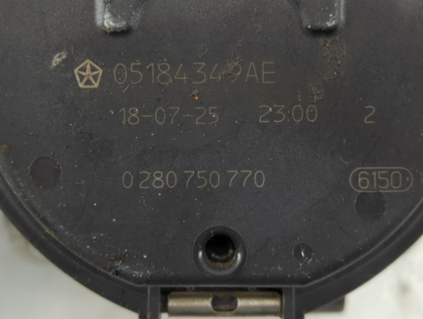2011-2019 Dodge Journey Throttle Body P/N:0 280 750 770 05184349AE Fits OEM Used Auto Parts - Oemusedautoparts1.com