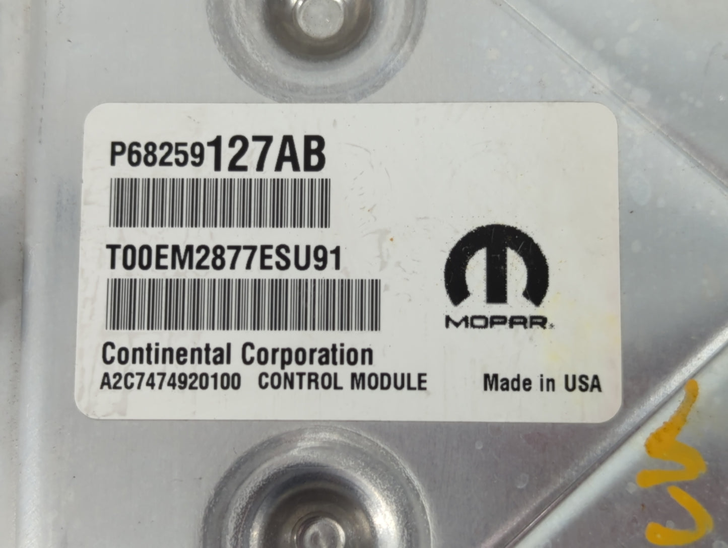 2016-2020 Dodge Journey PCM Engine Control Computer ECU ECM PCU OEM P/N:P68259127AB P68352951AC Fits Fits 2016 2017 2018 201