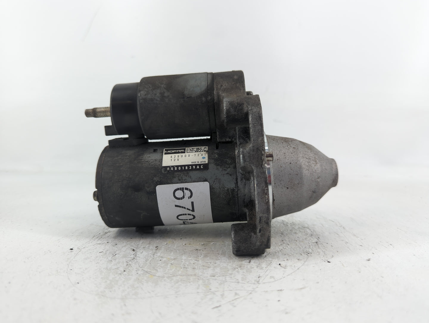 2011-2019 Dodge Journey Car Starter Motor Solenoid OEM P/N:428000-7201 04801839AC Fits OEM Used Auto Parts - Oemusedautopart