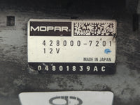 2011-2019 Dodge Journey Car Starter Motor Solenoid OEM P/N:428000-7201 04801839AC Fits OEM Used Auto Parts - Oemusedautopart