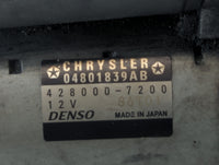 2011-2019 Dodge Journey Car Starter Motor Solenoid OEM P/N:428000-7200 04801839AB Fits OEM Used Auto Parts - Oemusedautopart