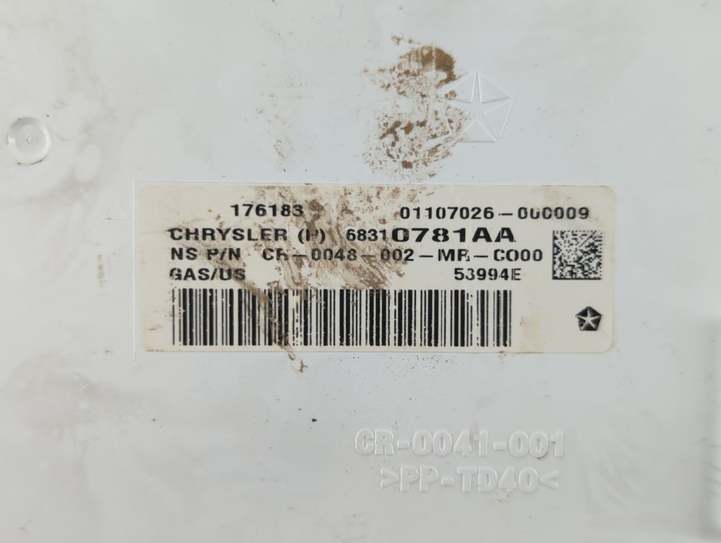 2018 Dodge Journey Instrument Cluster Speedometer Gauges P/N:68310781AA Fits OEM Used Auto Parts - Oemusedautoparts1.com