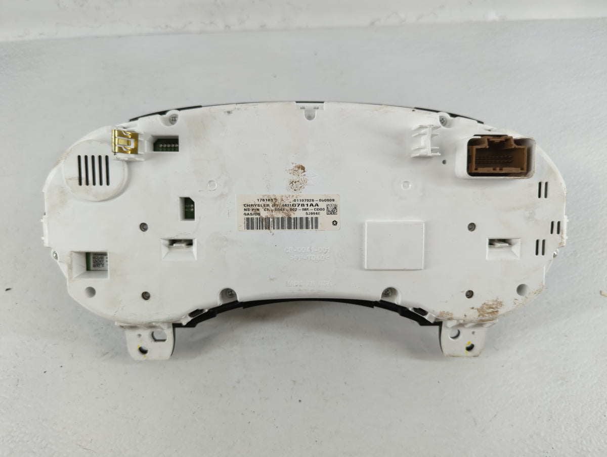 2017 Dodge Journey Instrument Cluster Speedometer Gauges P/N:68310781AA Miles: Fits OEM Used Auto Parts - Oemusedautoparts1.