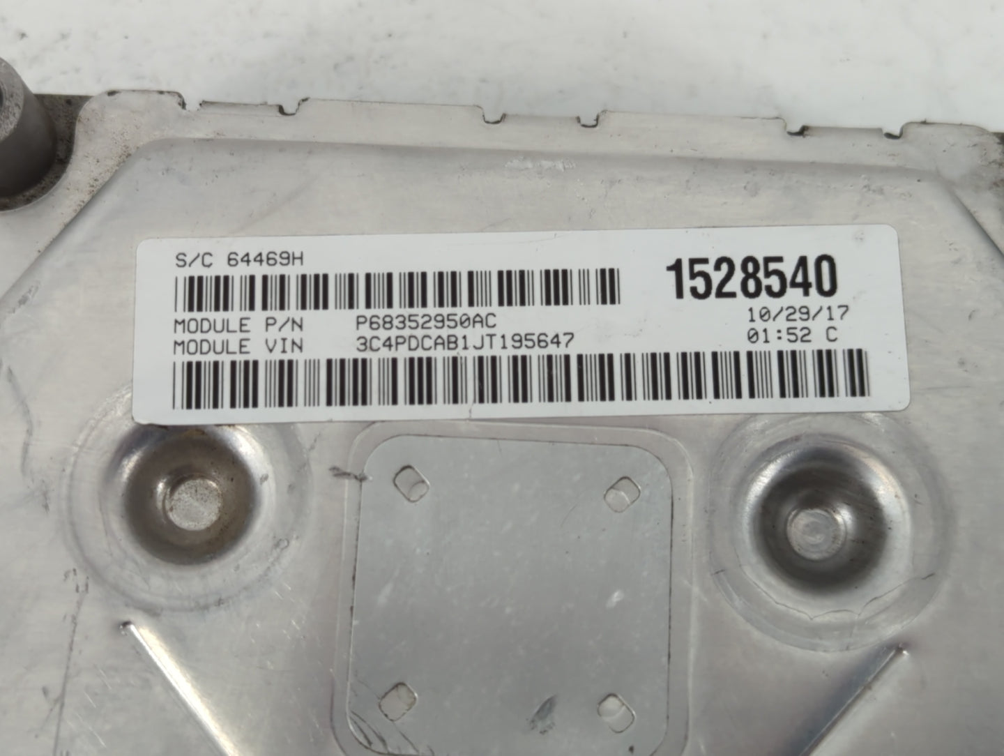 2016-2020 Dodge Journey PCM Engine Control Computer ECU ECM PCU OEM P/N:P68352950AC P68259127AB Fits Fits 2016 2017 2018 201