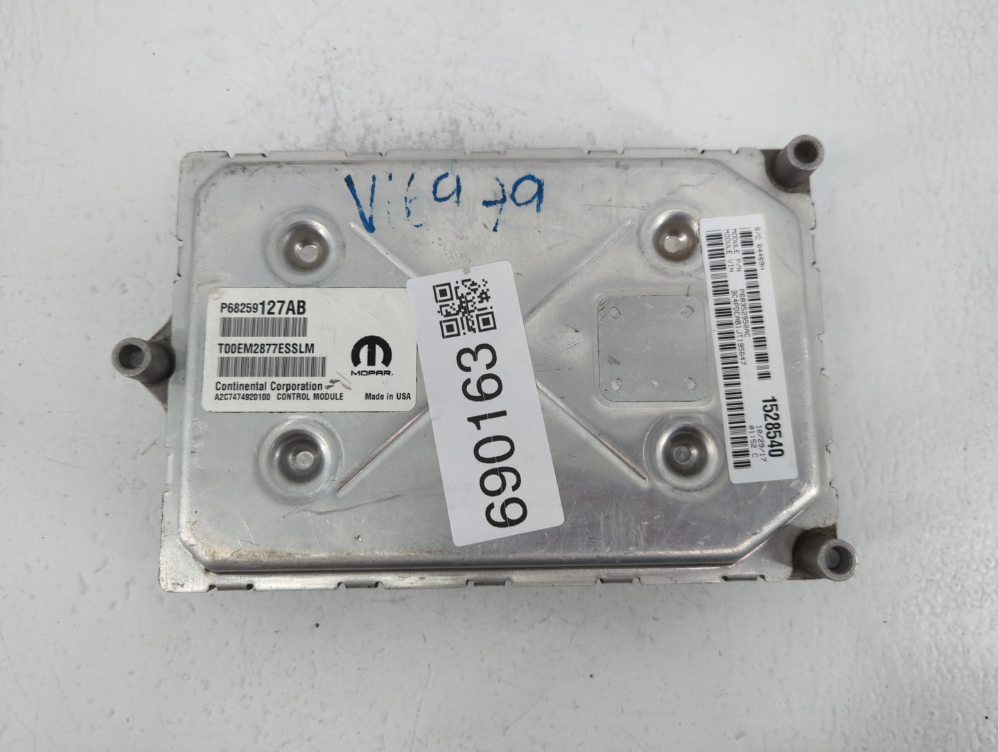 2016-2020 Dodge Journey PCM Engine Control Computer ECU ECM PCU OEM P/N:P68352950AC P68259127AB Fits Fits 2016 2017 2018 201