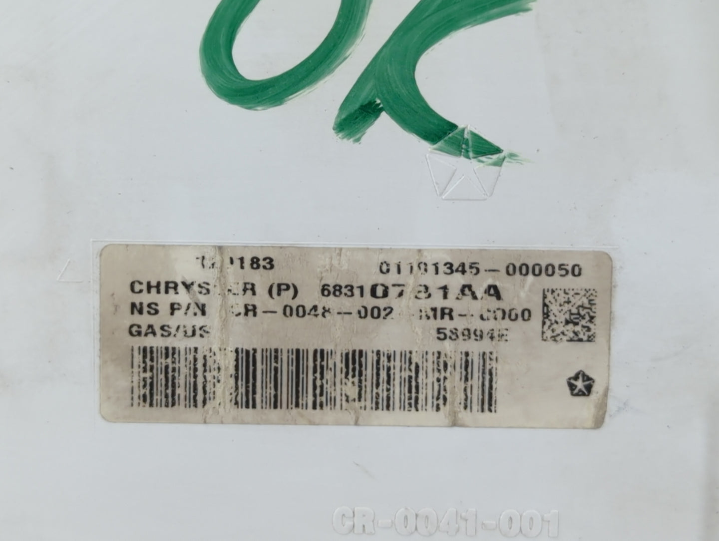 2018 Dodge Journey Instrument Cluster Speedometer Gauges P/N:68310781AA Fits OEM Used Auto Parts - Oemusedautoparts1.com