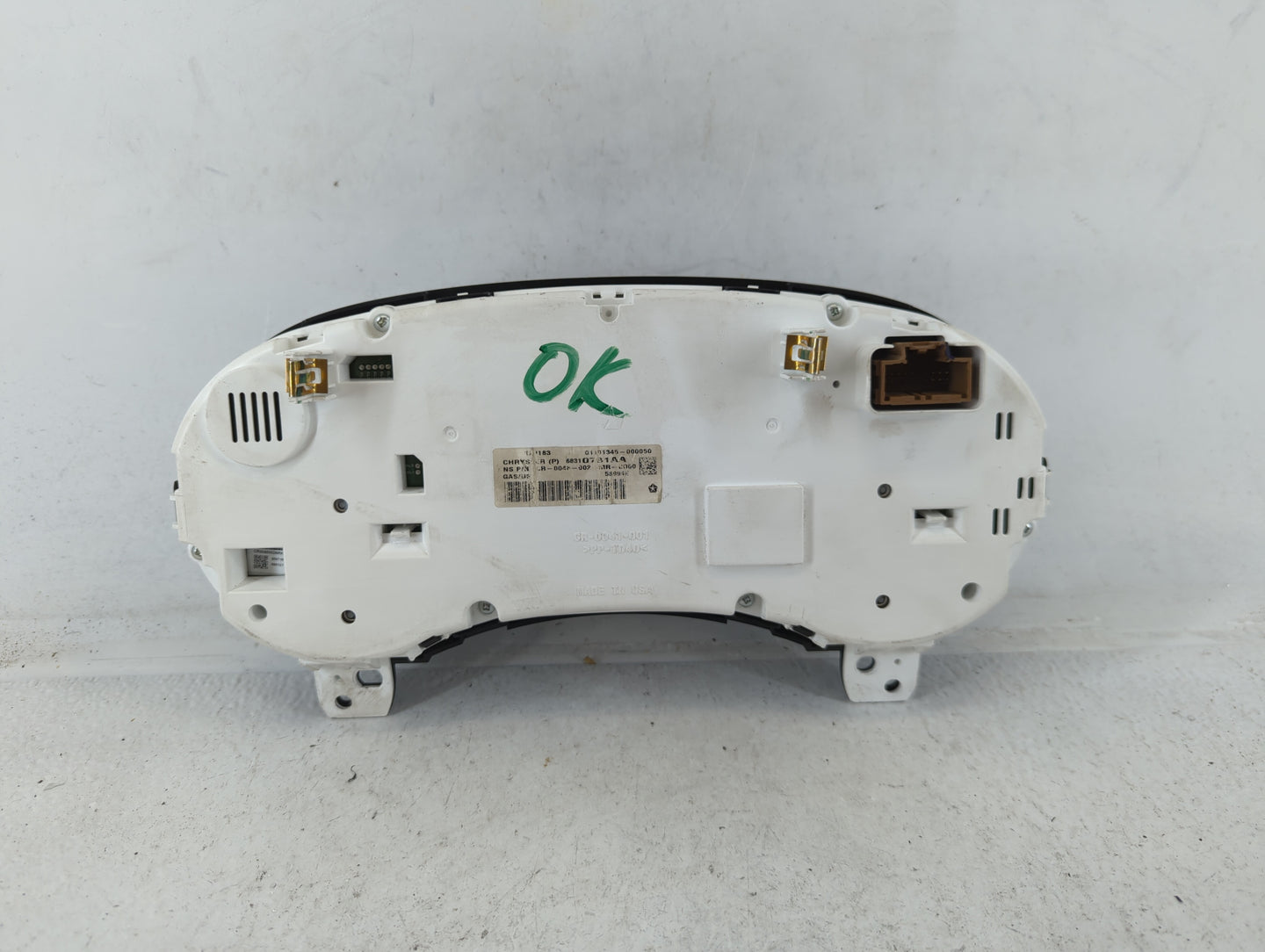 2018 Dodge Journey Instrument Cluster Speedometer Gauges P/N:68310781AA Fits OEM Used Auto Parts - Oemusedautoparts1.com