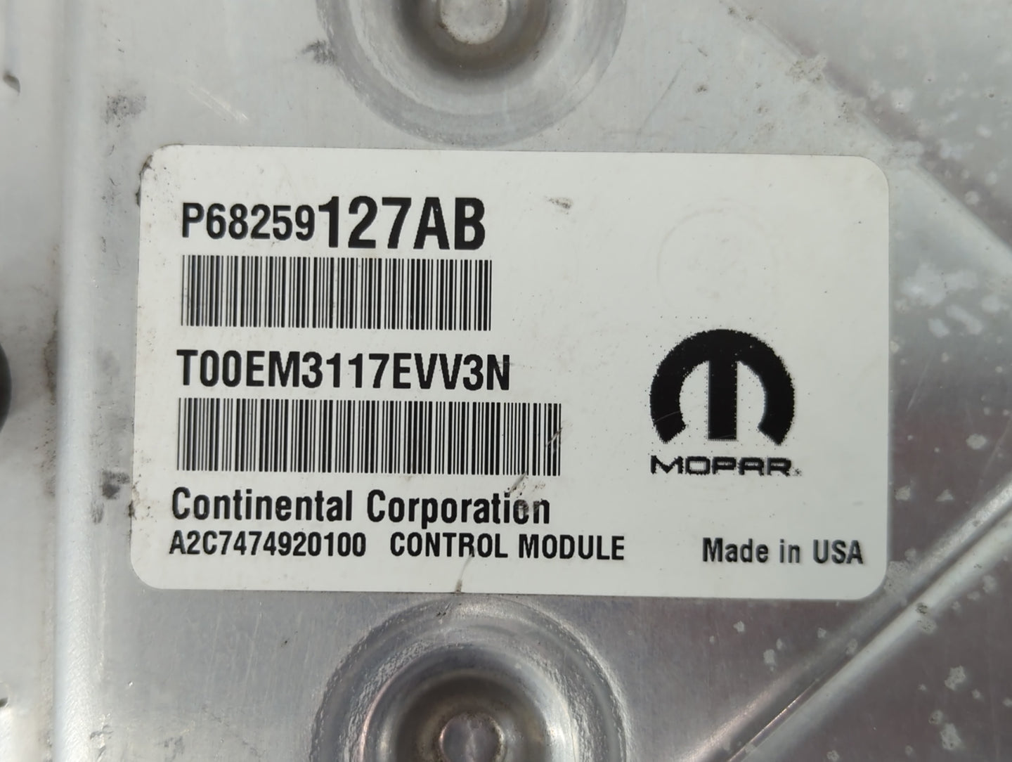 2016-2020 Dodge Journey PCM Engine Control Computer ECU ECM PCU OEM P/N:P68259127AB Fits Fits 2016 2017 2018 2019 2020 OEM U
