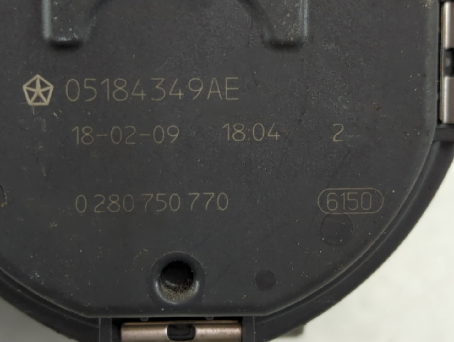 2011-2019 Dodge Journey Throttle Body P/N:0 280 750 770 05184349AE Fits OEM Used Auto Parts - Oemusedautoparts1.com