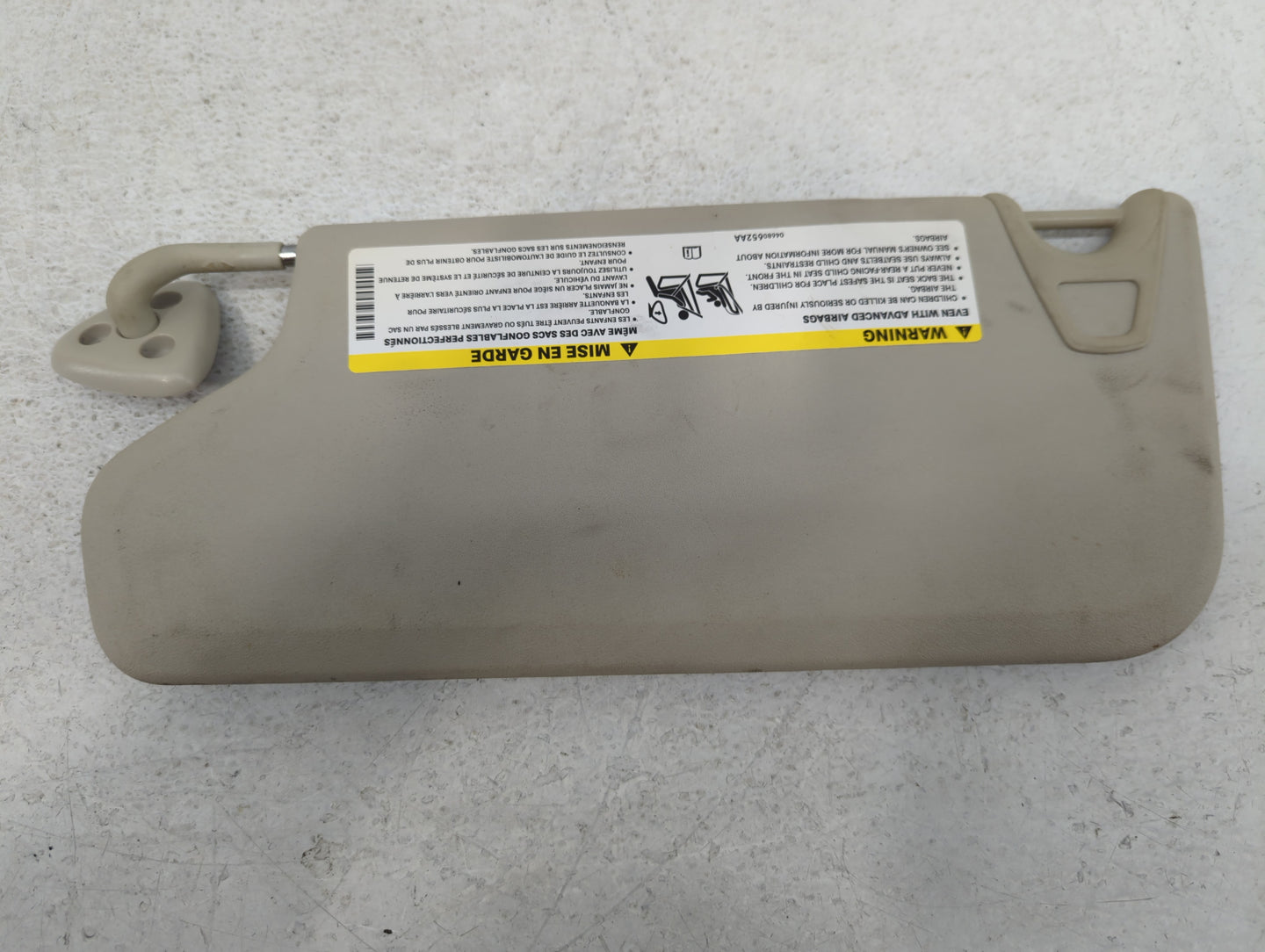 2018 Dodge Journey Sun Visor Shade Replacement Driver Left Mirror Fits OEM Used Auto Parts - Oemusedautoparts1.com