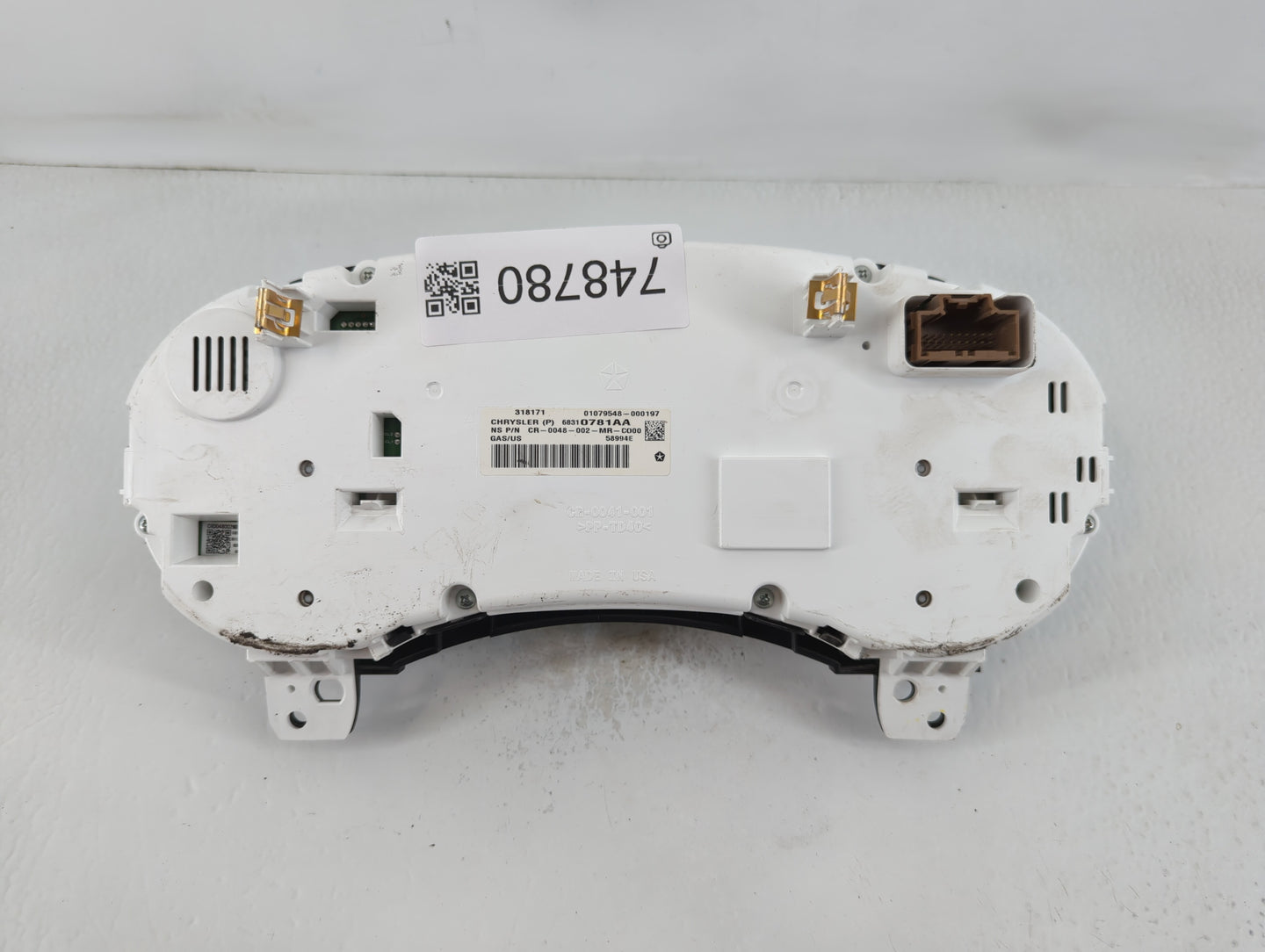 2018 Dodge Journey Instrument Cluster Speedometer Gauges Fits OEM Used Auto Parts - Oemusedautoparts1.com