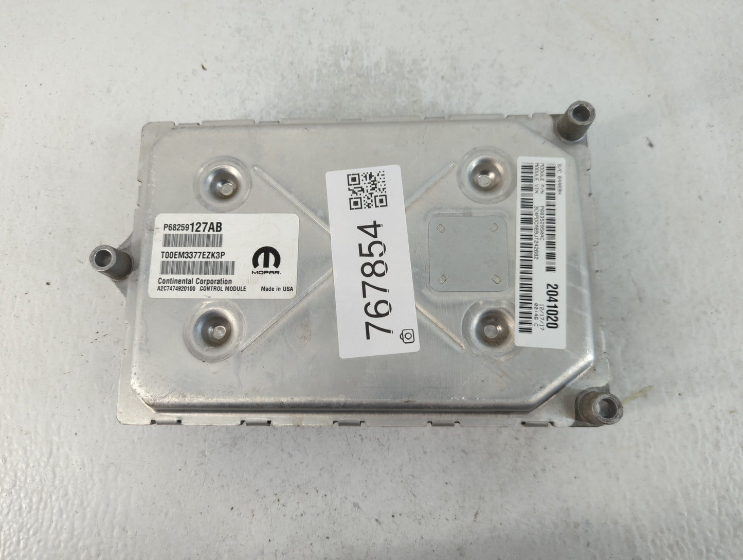 2016-2020 Dodge Journey PCM Engine Control Computer ECU ECM PCU OEM P/N:P68259127AB Fits Fits 2016 2017 2018 2019 2020 OEM U