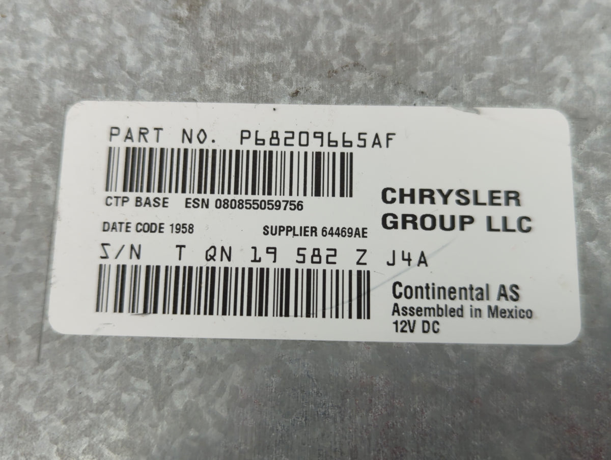 2018-2020 Dodge Journey Am Fm Cd Player Radio Receiver 771129 - Oemusedautoparts1.com