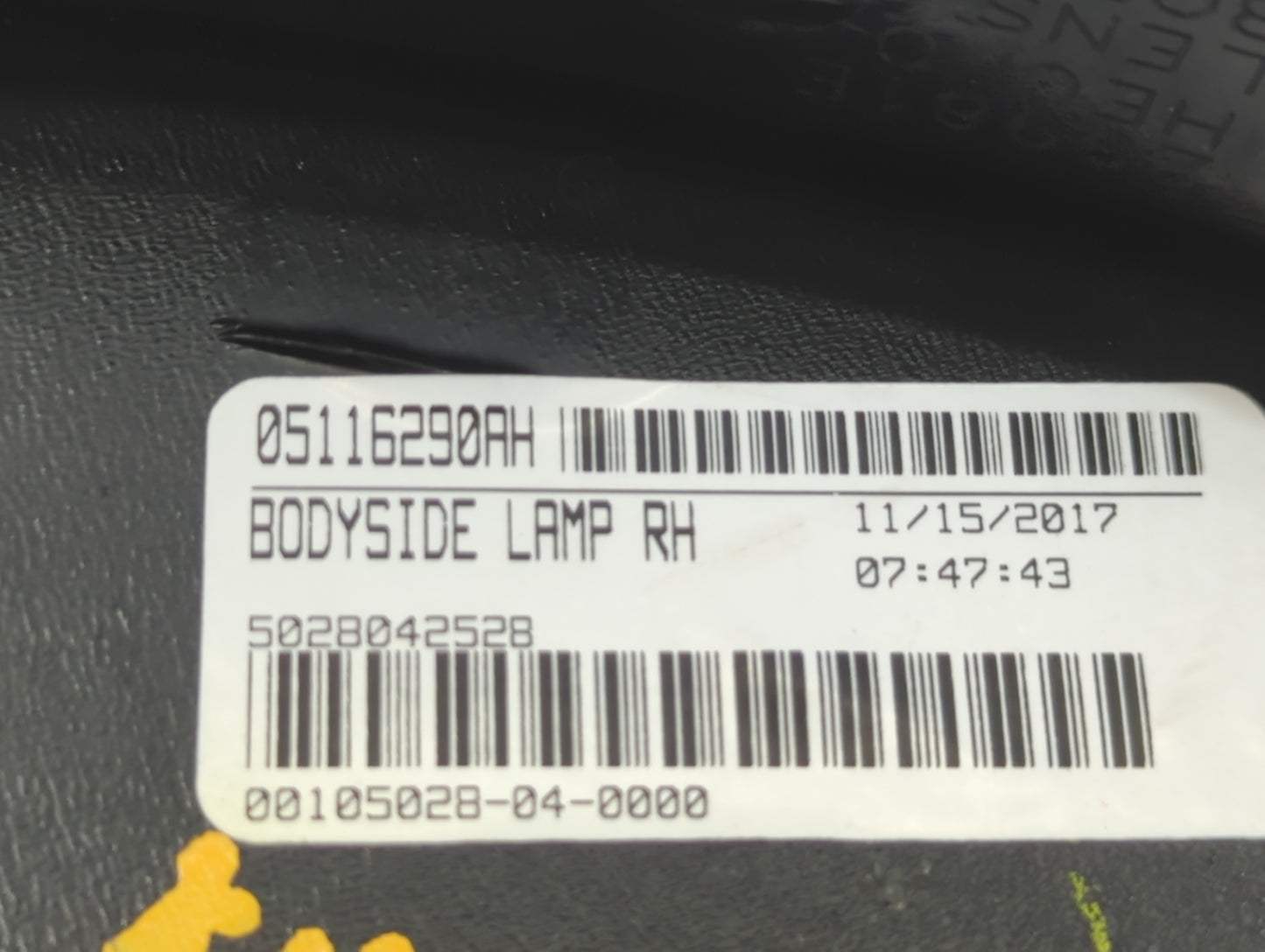 2010-2020 Dodge Journey Tail Light Assembly Passenger Right OEM P/N:05116290AH Fits OEM Used Auto Parts - Oemusedautoparts1.