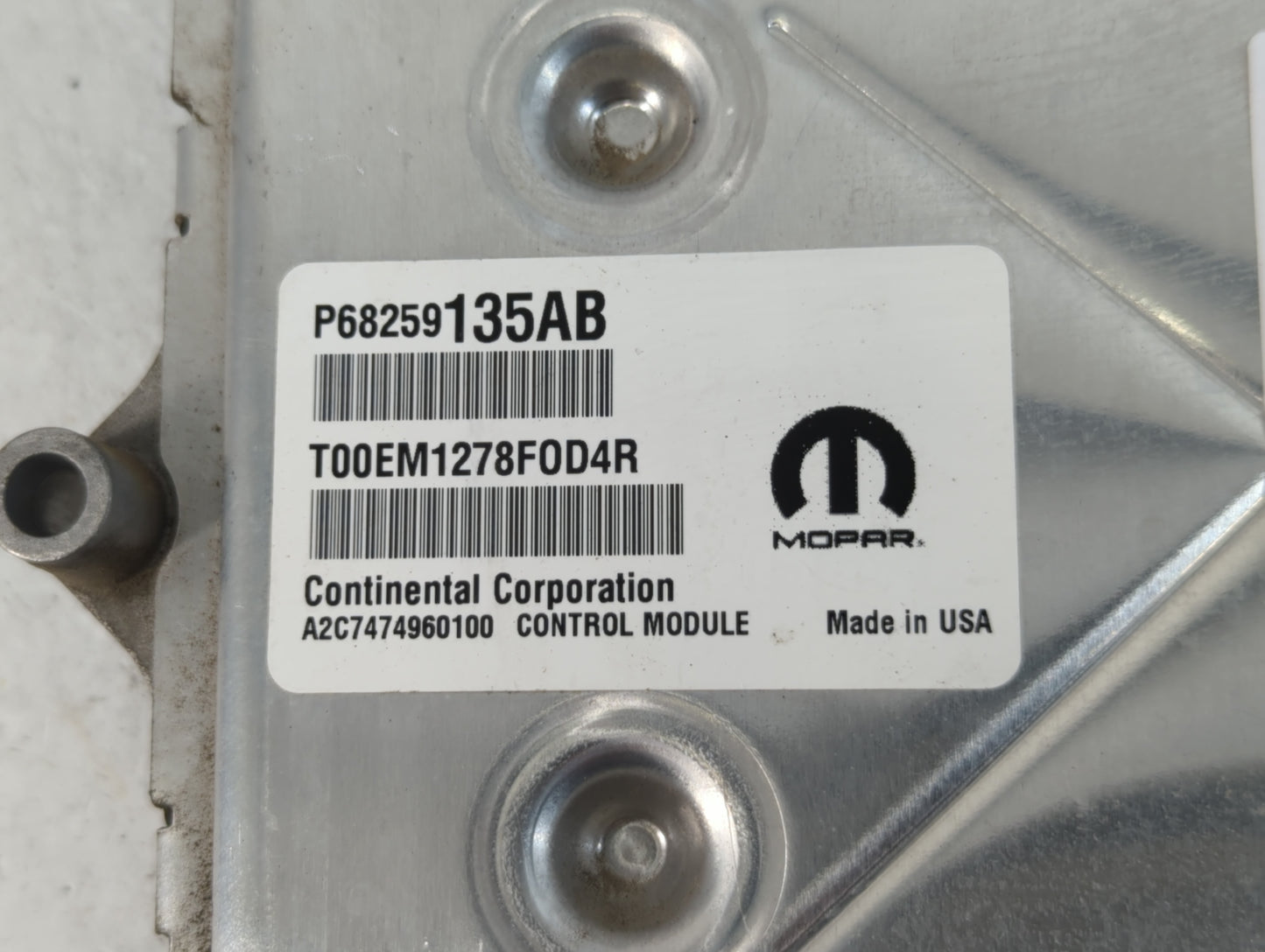 2016-2019 Dodge Journey PCM Engine Control Computer ECU ECM PCU OEM P/N:P68352964AC Fits Fits 2016 2017 2018 2019 OEM Used A