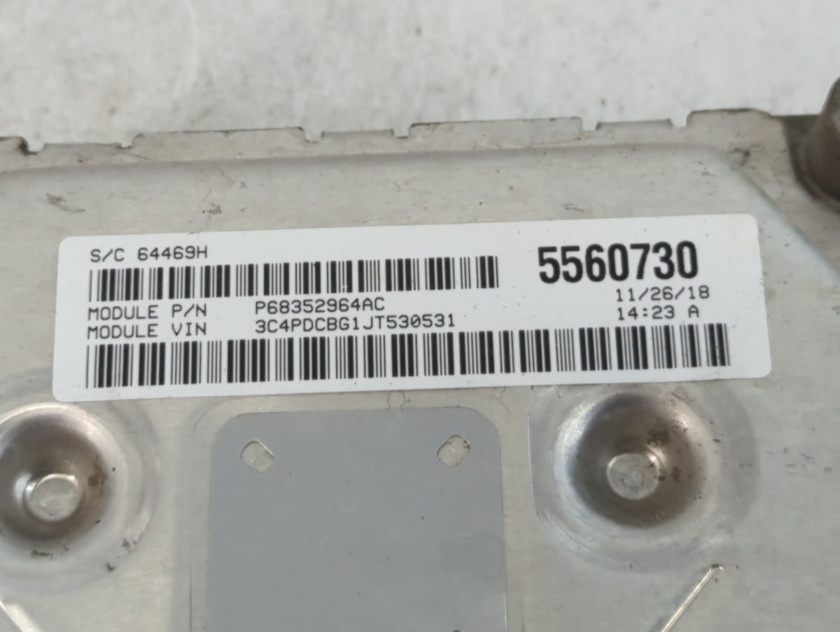 2016-2019 Dodge Journey PCM Engine Control Computer ECU ECM PCU OEM P/N:P682591354AB Fits 2016 2017 2018 2019 OEM Used Auto 