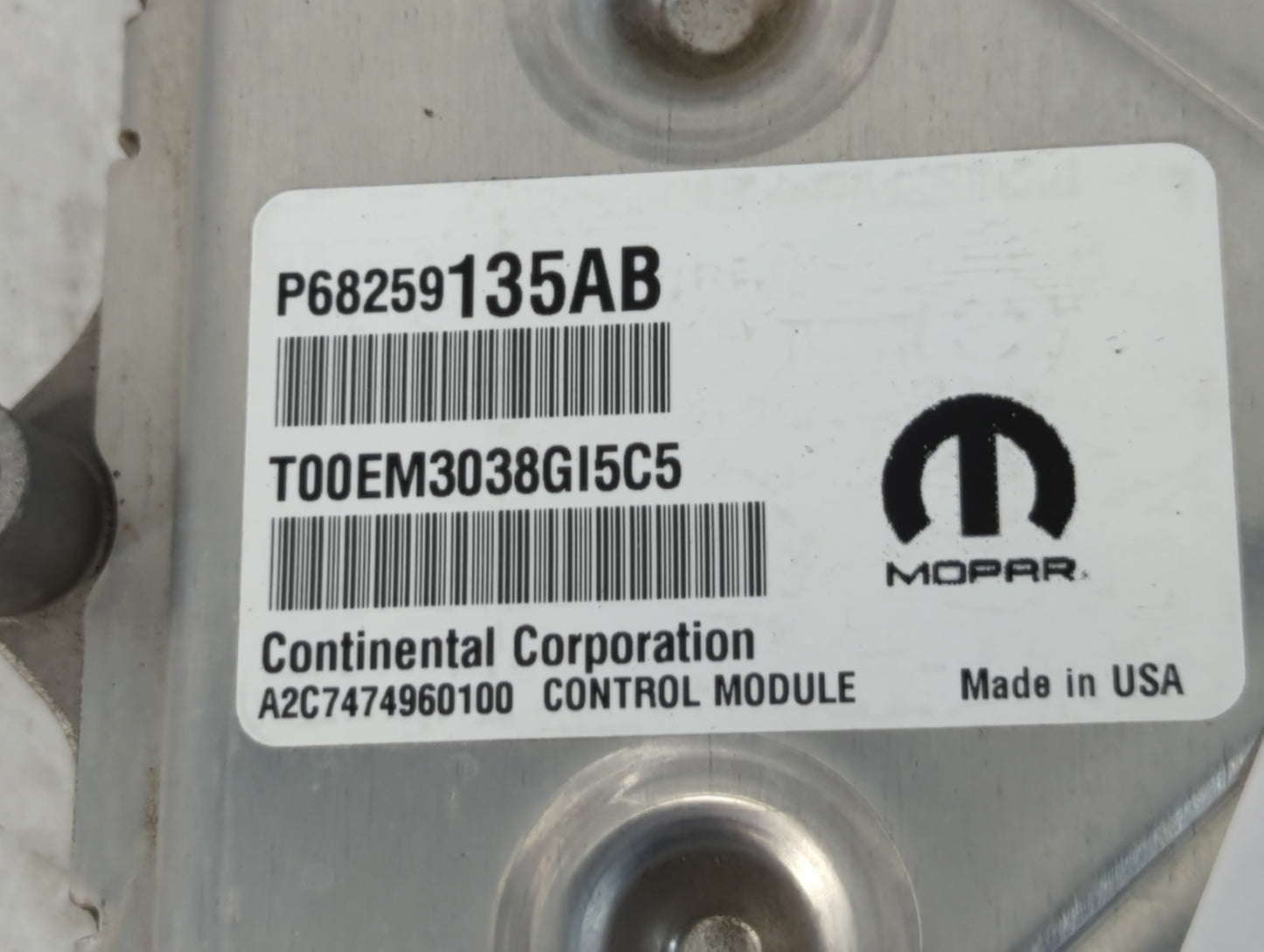 2016-2019 Dodge Journey PCM Engine Control Computer ECU ECM PCU OEM P/N:P682591354AB Fits Fits 2016 2017 2018 2019 OEM Used 