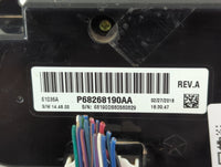 2018 Dodge Ram 1500 Climate Control Module Temperature AC/Heater Replacement P/N:P68268190AA Fits OEM Used Auto Parts - Oemu