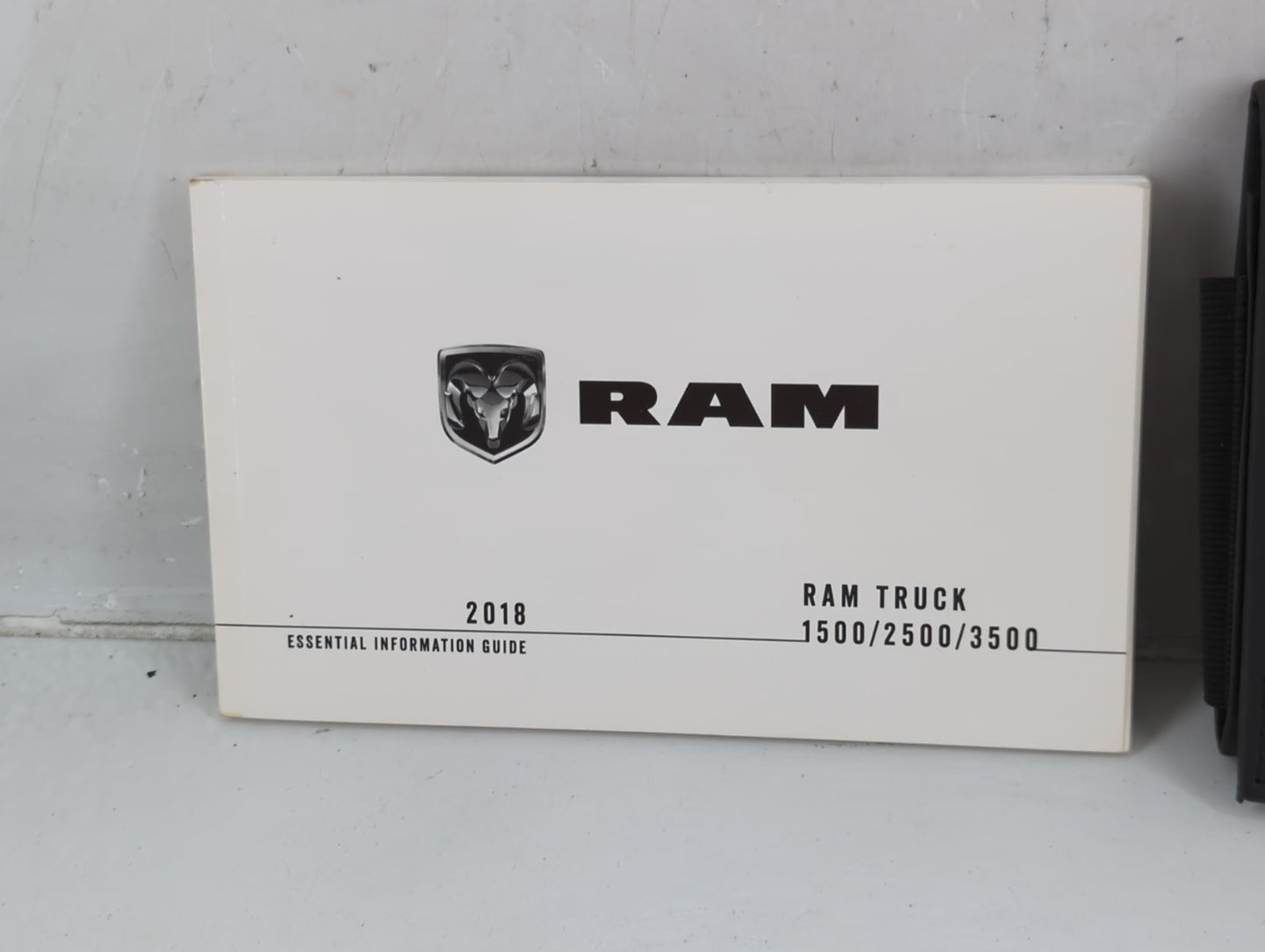 2018 Dodge Ram 1500 Owners Manual Book Guide OEM Used Auto Parts - Oemusedautoparts1.com