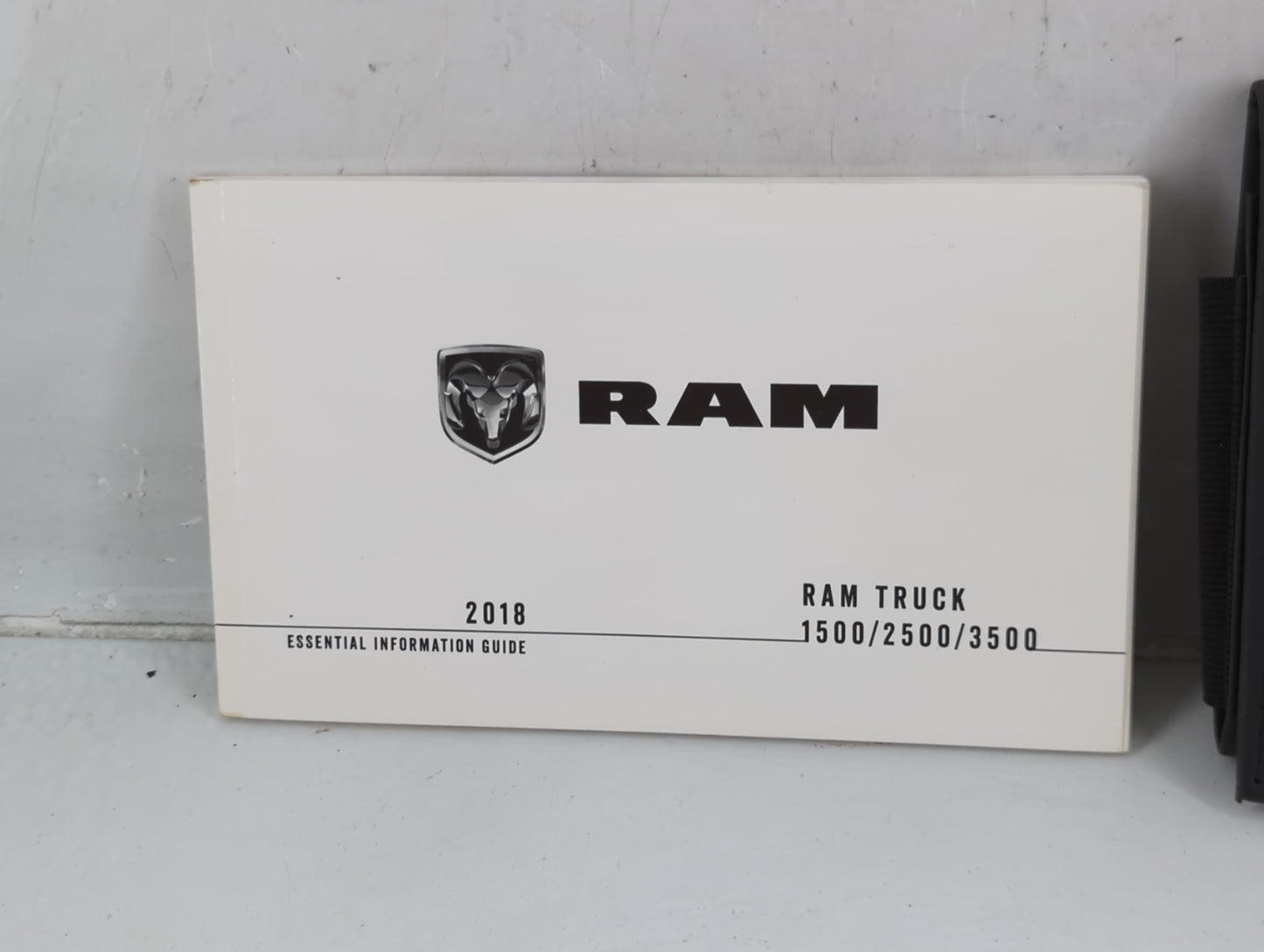 2018 Dodge Ram 1500 Owners Manual Book Guide OEM Used Auto Parts - Oemusedautoparts1.com