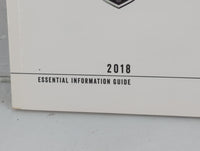 2018 Dodge Ram 1500 Owners Manual Book Guide OEM Used Auto Parts - Oemusedautoparts1.com