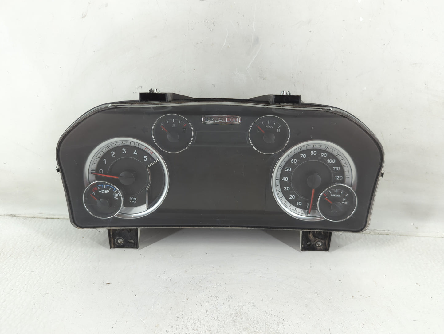 2018 Dodge Ram 1500 Instrument Cluster Speedometer Gauges P/N:P68340654AB Fits OEM Used Auto Parts - Oemusedautoparts1.com