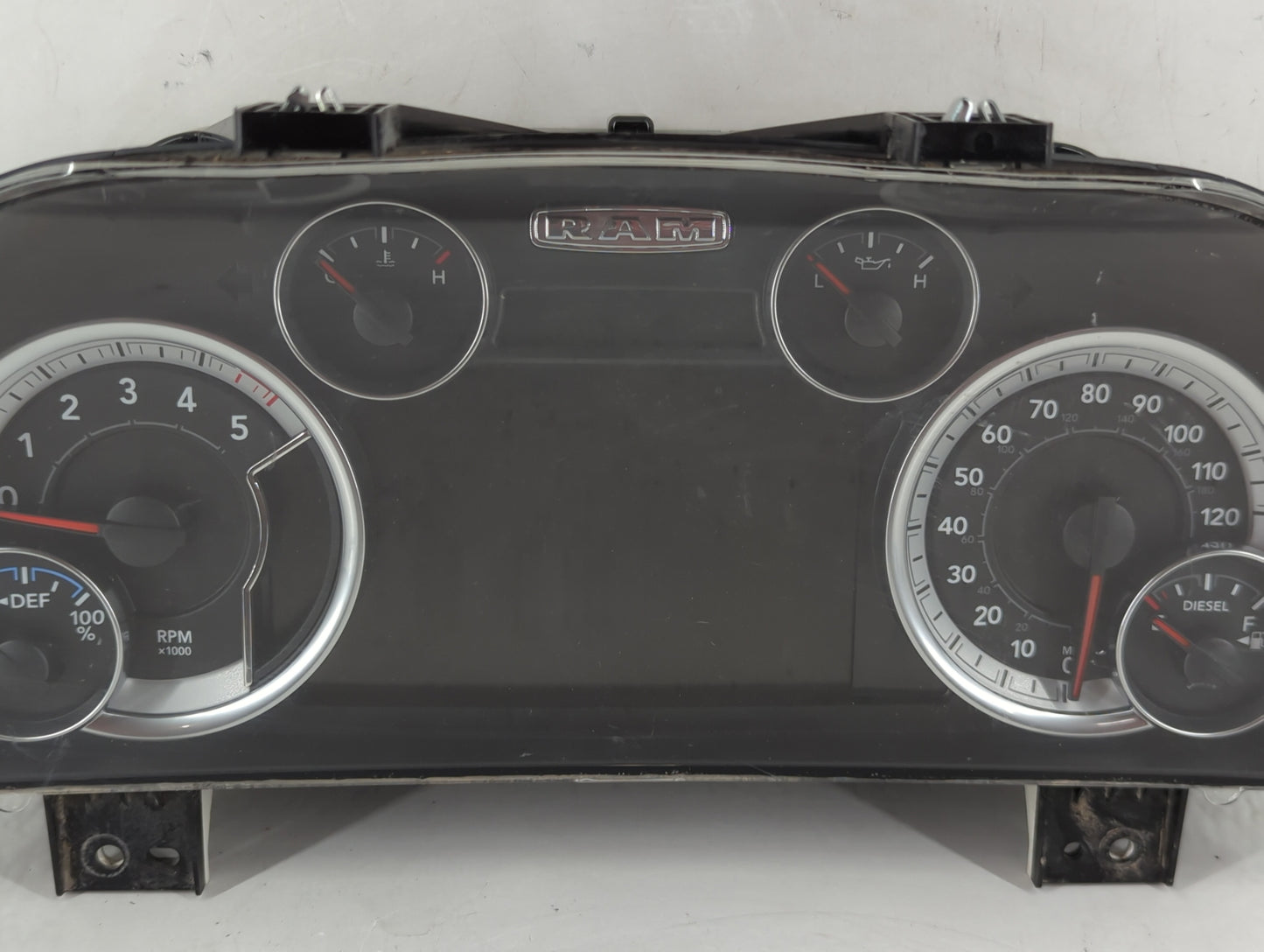 2018 Dodge Ram 1500 Instrument Cluster Speedometer Gauges P/N:P68340654AB Fits OEM Used Auto Parts - Oemusedautoparts1.com