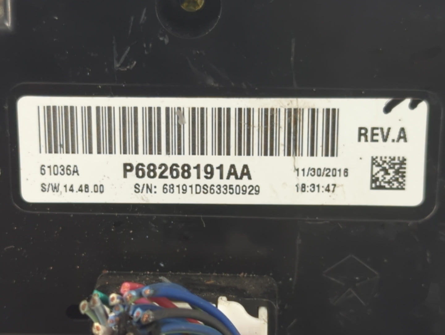 2018 Dodge Ram 1500 Climate Control Module Temperature AC/Heater Replacement P/N:P68268191AA Fits OEM Used Auto Parts - Oemu