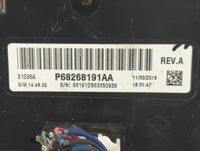 2018 Dodge Ram 1500 Climate Control Module Temperature AC/Heater Replacement P/N:P68268191AA Fits OEM Used Auto Parts - Oemu