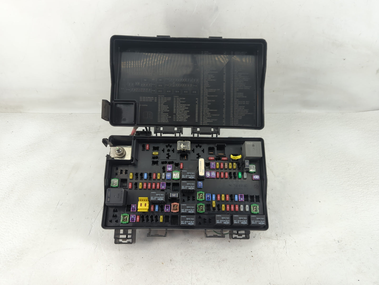 2018 Dodge Ram 1500 Fusebox Fuse Box Panel Relay Module P/N:P68322373AC Fits OEM Used Auto Parts - Oemusedautoparts1.com