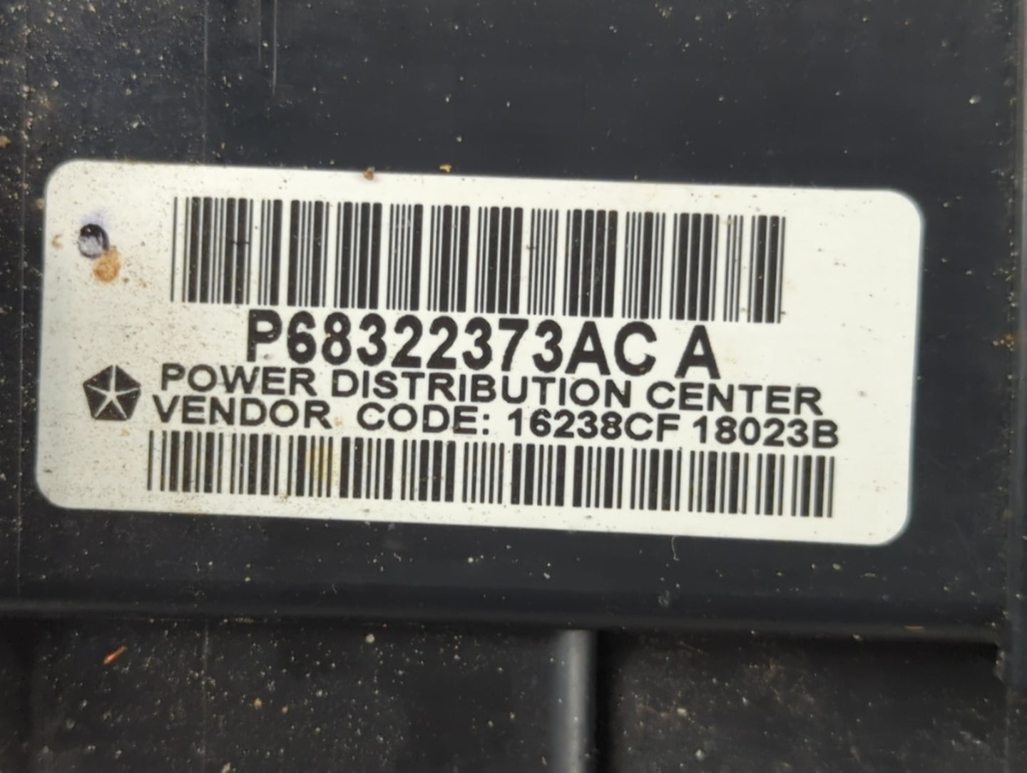 2018 Dodge Ram 1500 Fusebox Fuse Box Panel Relay Module P/N:P68322373AC Fits OEM Used Auto Parts - Oemusedautoparts1.com