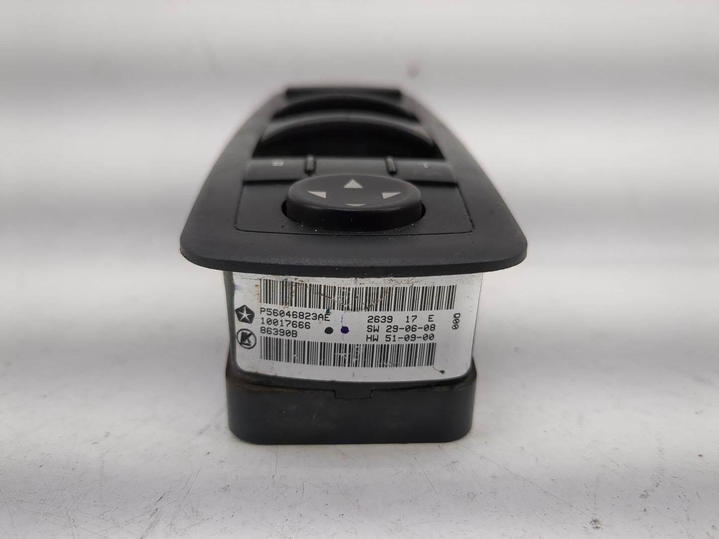 2018 Dodge Ram 1500 Master Power Window Switch Replacement Driver Side Left P/N:P56046823AE Fits OEM Used Auto Parts - Oemus
