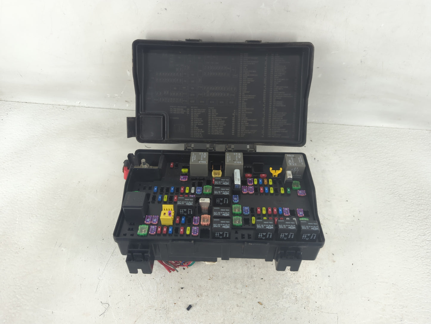 2018 Dodge Ram 1500 Fusebox Fuse Box Panel Relay Module P/N:PP-T10 7180-1980-30 Fits OEM Used Auto Parts - Oemusedautoparts1