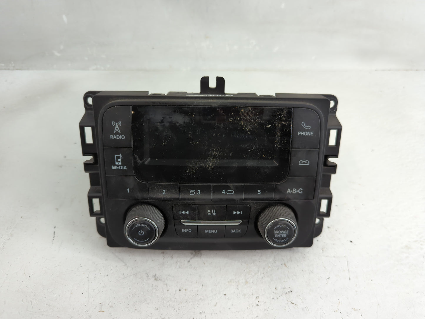 2018 Dodge Ram 1500 Radio AM FM Cd Player Receiver Replacement P/N:68271362AC Fits Fits 2017 2019 2020 OEM Used Auto Parts -
