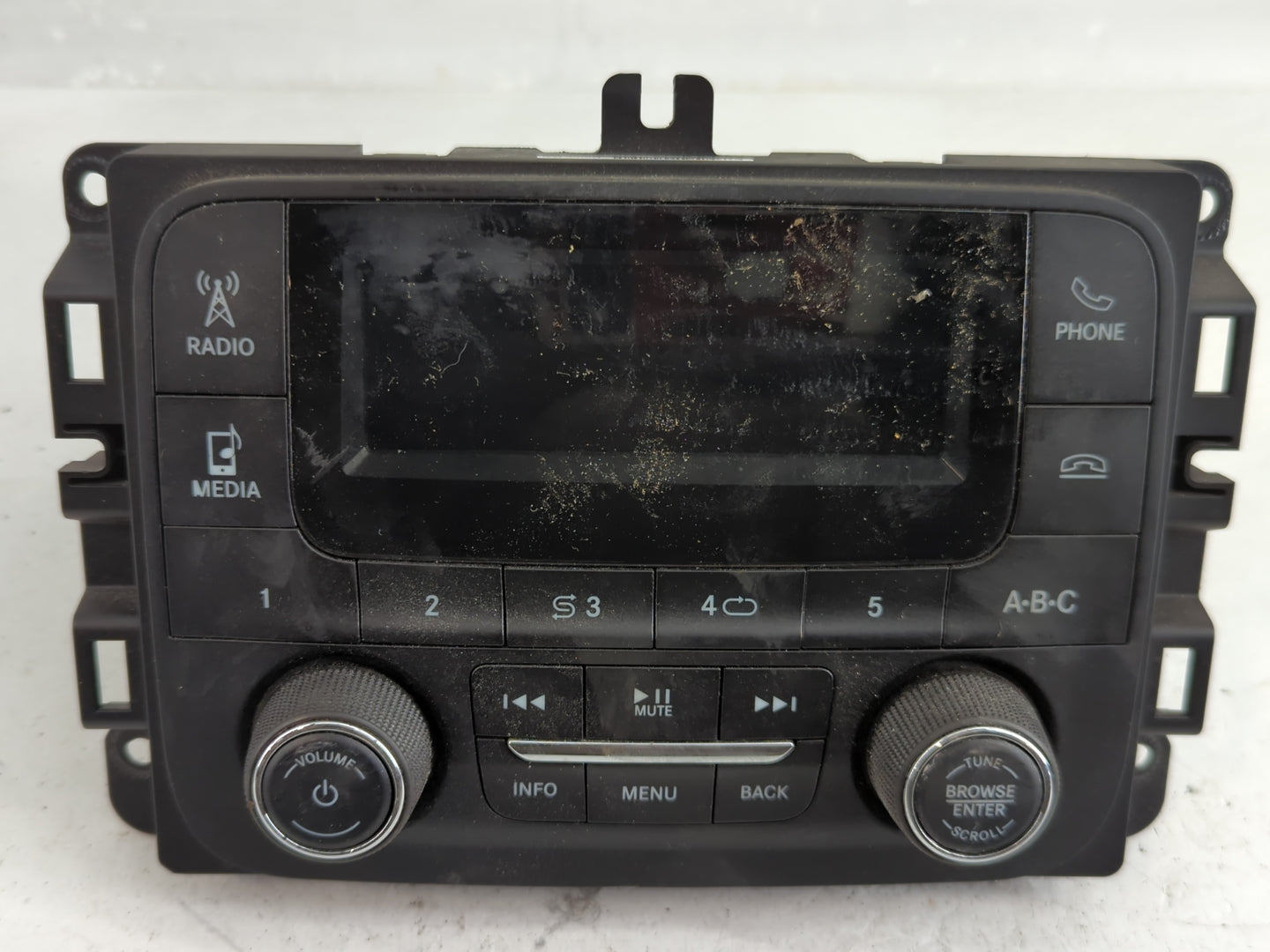 2018 Dodge Ram 1500 Radio AM FM Cd Player Receiver Replacement P/N:68271362AC Fits Fits 2017 2019 2020 OEM Used Auto Parts -