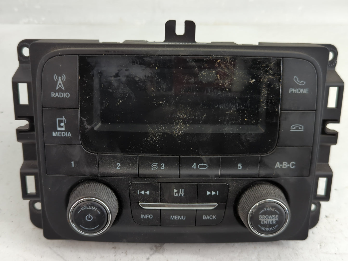 2018 Dodge Ram 1500 Radio AM FM Cd Player Receiver Replacement P/N:68271362AC Fits Fits 2017 2019 2020 OEM Used Auto Parts -