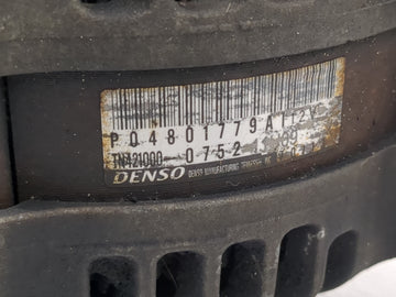 2018 Dodge Ram 1500 Alternator Replacement Generator Charging Assembly Engine OEM P/N:TN421000-0752 P04801779A1 Fits OEM Used Auto Parts