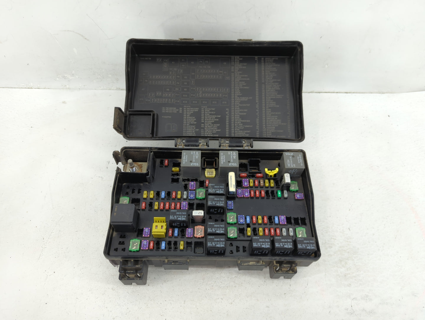 2018 Dodge Ram 1500 Fusebox Fuse Box Panel Relay Module P/N:7140-1980-30 Fits OEM Used Auto Parts - Oemusedautoparts1.com