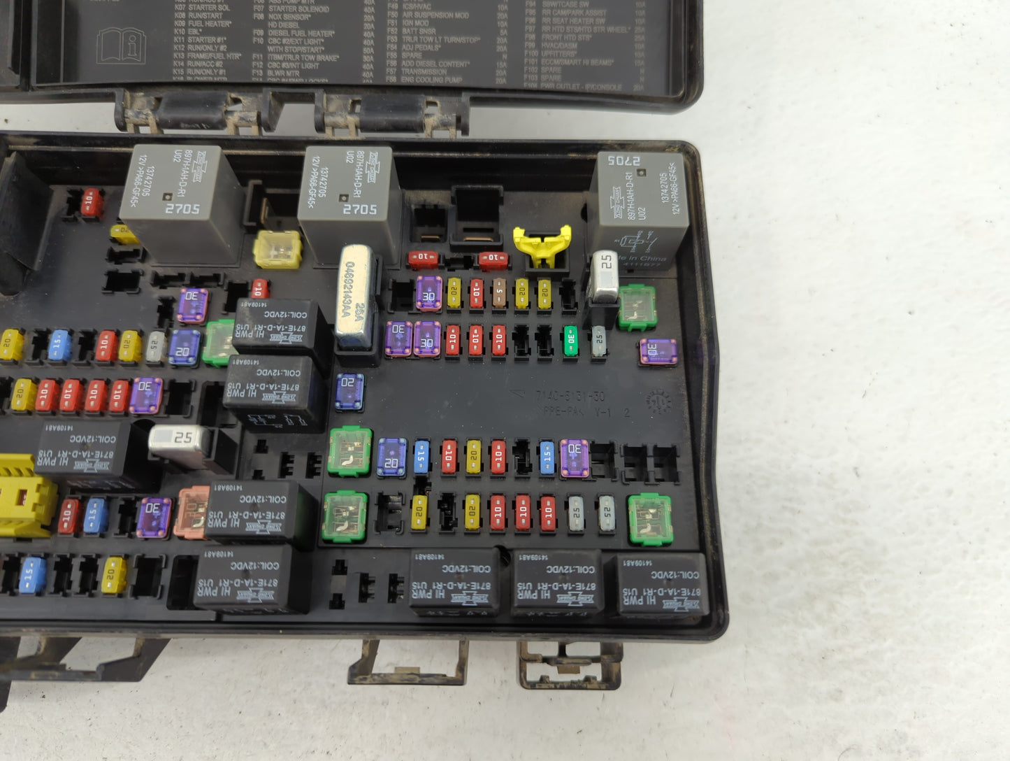 2018 Dodge Ram 1500 Fusebox Fuse Box Panel Relay Module P/N:7140-1980-30 Fits OEM Used Auto Parts - Oemusedautoparts1.com
