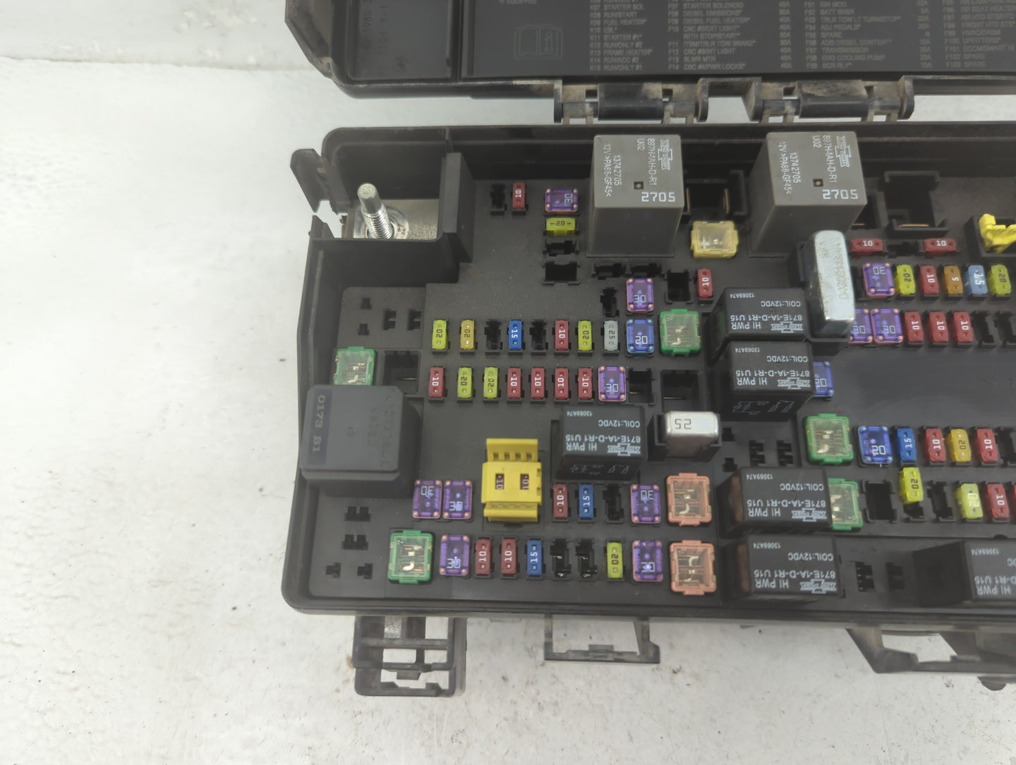 2018 Dodge Ram 1500 Fusebox Fuse Box Panel Relay Module P/N:7140-1980-30 Fits OEM Used Auto Parts - Oemusedautoparts1.com